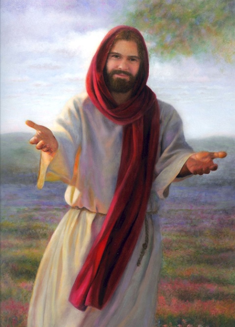 Jesus inviting